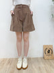 2310015 KR Corduroy Shorts - Brown