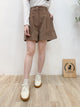 2310015 KR Corduroy Shorts - Brown