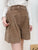 2310015 KR Corduroy Shorts - Brown