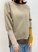 2310100 MY Scheme Ribbed Dolman Pullover - CRAZY
