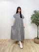 2308076 LIL Cotton Voile Pleats OP - STRIPE