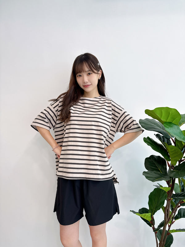 2509012 34 Border Tee - Beige