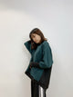 2310100 MY Scheme Ribbed Dolman Pullover - GREEN