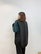 2310100 MY Scheme Ribbed Dolman Pullover - GREEN