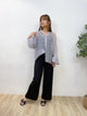 2308049 RC 2Way Sheer Blouse - GREY