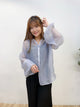 2308049 RC 2Way Sheer Blouse - GREY