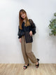 2308049 RC 2Way Sheer Blouse - BLACK