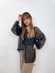 2308049 RC 2Way Sheer Blouse - BLACK