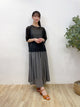 2308077 HU Sheer Cut and Sew Top - BLACK