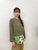 2308083 JA Dots & Stripes Hem Tee - GREEN