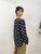 2308084 JA Dots Print Blouse - BLACK
