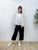 2308098 JA Crochet Lace Floral Shirt
