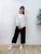 2308098 JA Crochet Lace Floral Shirt