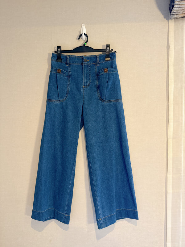 2508098 SE Button Pockets Jeans - Blue