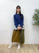 2308083 JA Dots & Stripes Hem Tee - NAVY