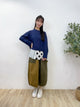 2308083 JA Dots & Stripes Hem Tee - NAVY
