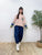 2308091 JA Patched Sleeves Pocket Tee - PINK