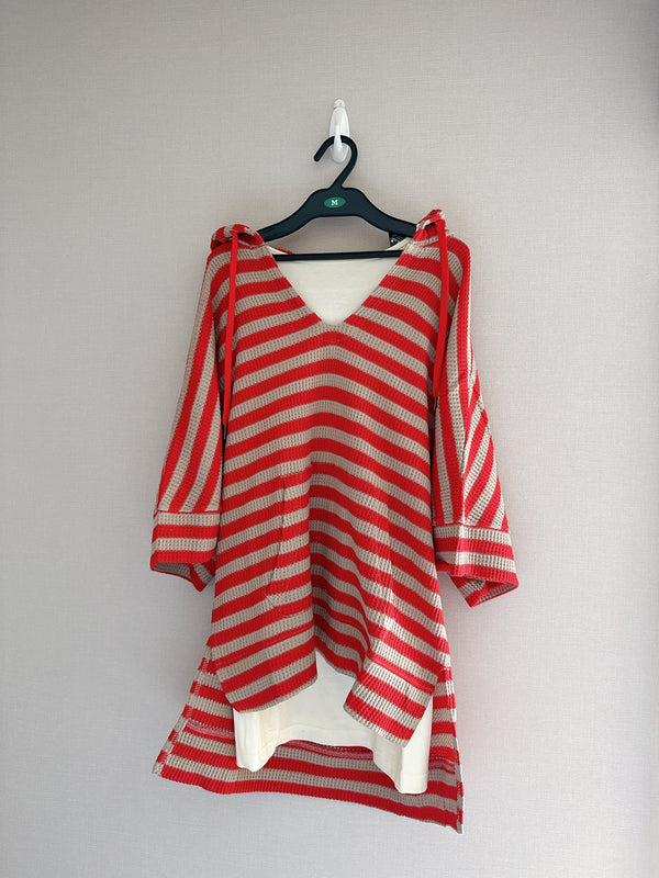 2508035 FP Tank Top Hoodie Set - Red