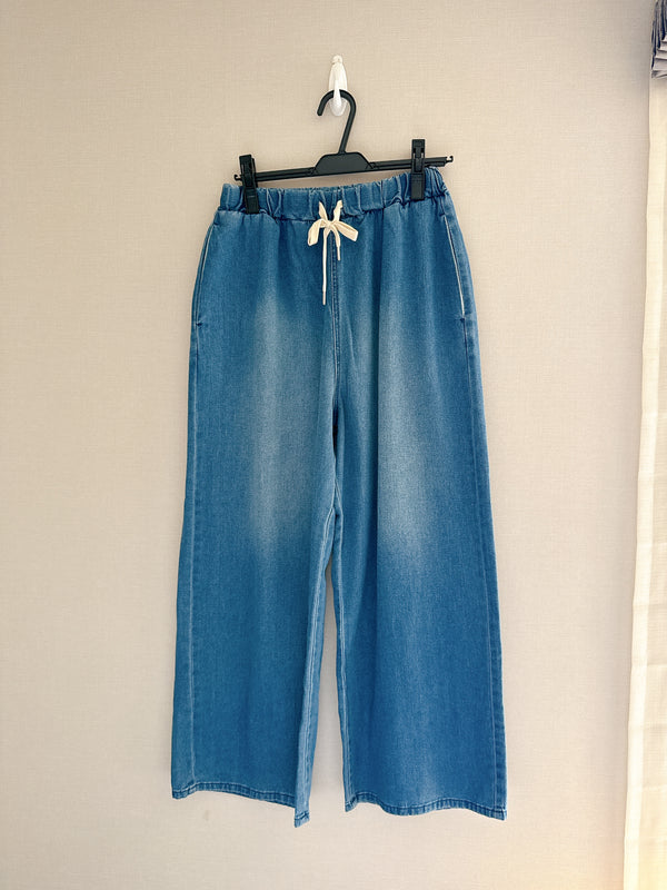 2508025 MM Washed Wide Easy Denim Pants