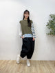 2308090 JA Crazy Colour Sleeves Tee - GREEN