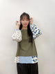 2308090 JA Crazy Colour Sleeves Tee - GREEN