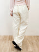 2402016 AW Floral Pants - White