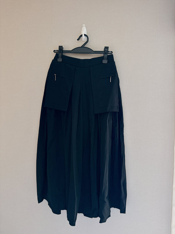 2508047 TU Tucked Gaucho Pants - Black