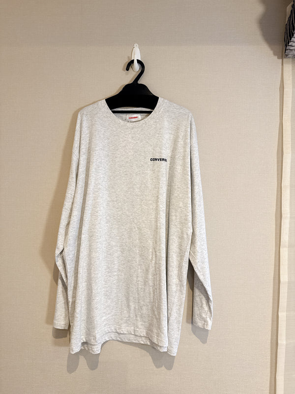 2508111 CONS Back Cartoon Print Tee - Grey