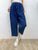 2308113 JA White Stitches Denim Carrot Pants