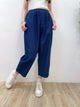 2308113 JA White Stitches Denim Carrot Pants