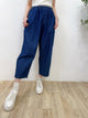 2308113 JA White Stitches Denim Carrot Pants