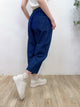 2308113 JA White Stitches Denim Carrot Pants