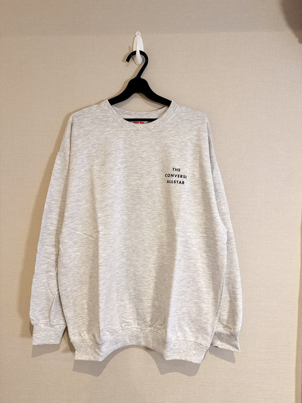 2508110 CONS Back Shoes EMB Pullover - Grey