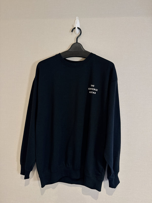 2508110 CONS Back Shoes EMB Pullover - Black
