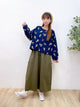 2308101 JA Cotton Loose Outer - NAVY