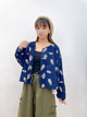 2308101 JA Cotton Loose Outer - NAVY
