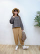 2308101 JA Cotton Loose Outer - BLACK