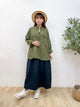 2308106 JA Round Collar Shirt - GREEN