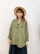 2308106 JA Round Collar Shirt - GREEN
