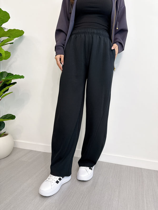 2509029 34 Switching Curve Pants - Black