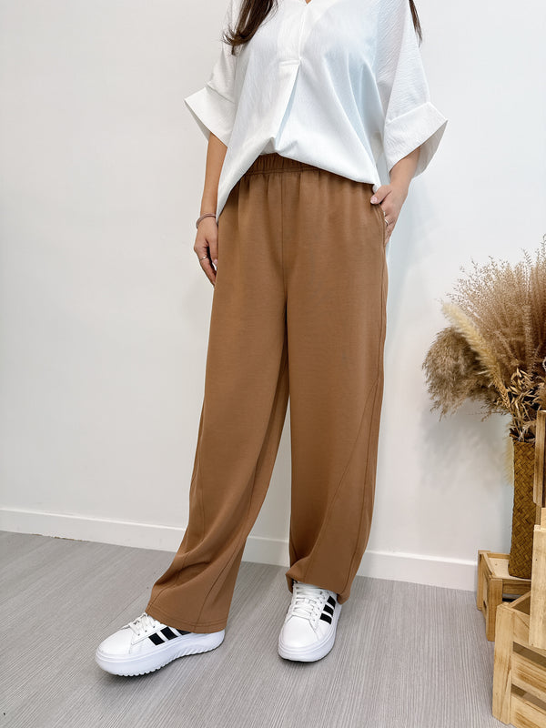 2509029 34 Switching Curve Pants - Brown