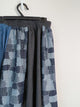 2309157 SW Denim Patchwork Skirt - BLUE