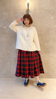 2309049 KR Floral Blouse - WHITE