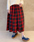 2309047 KR Check Skirt - RED