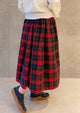 2309047 KR Check Skirt - RED