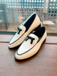 2309040 KR Bows Leather Shoes - WHITE