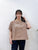 2309001 KR Ribbon EMB Top - BEIGE