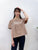 2309001 KR Ribbon EMB Top - BEIGE