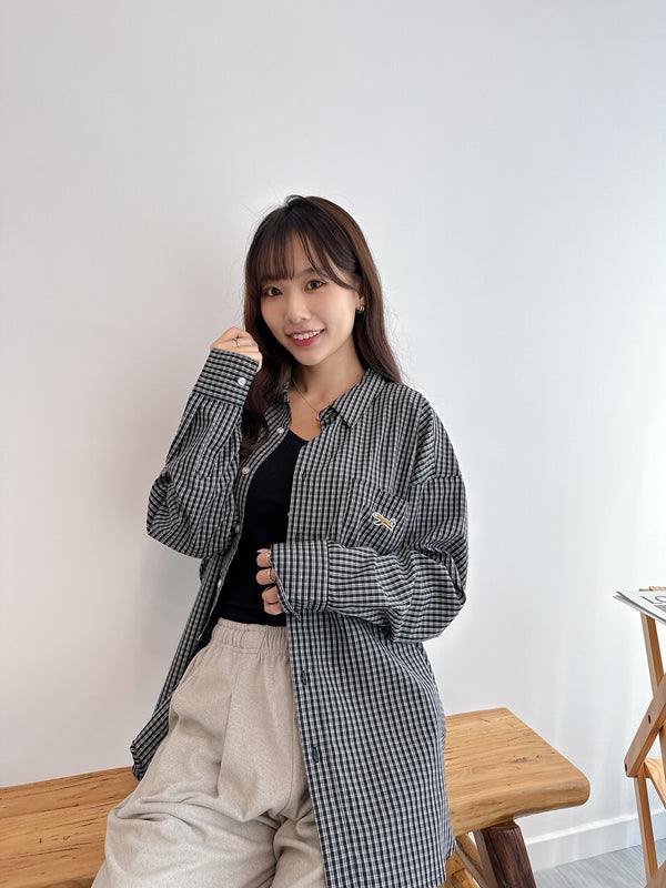 2509103 PE Easy-care Shirt - Black