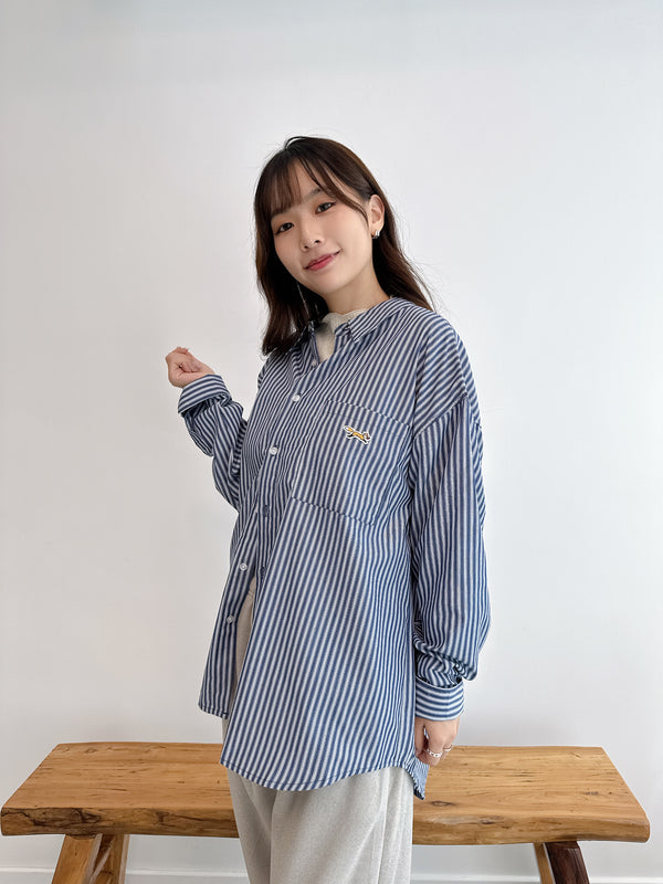 2509103 PE Easy-care Shirt - Navy